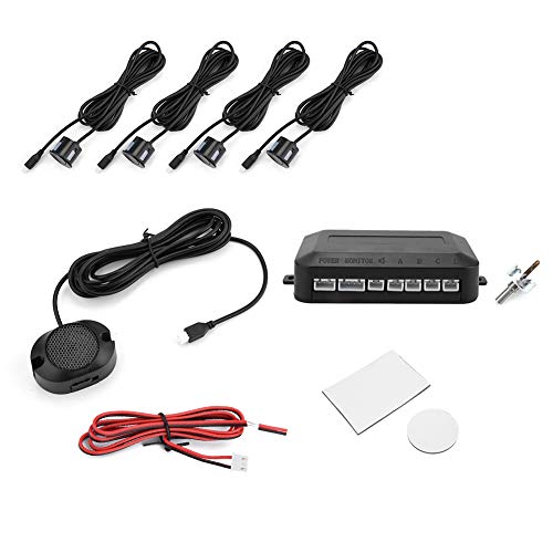 EBTOOLS Parksensor-Kit, Parksensor-Umkehrradar-Kit Warnung Geräuschanzeige Sondensystem 12V von EBTOOLS