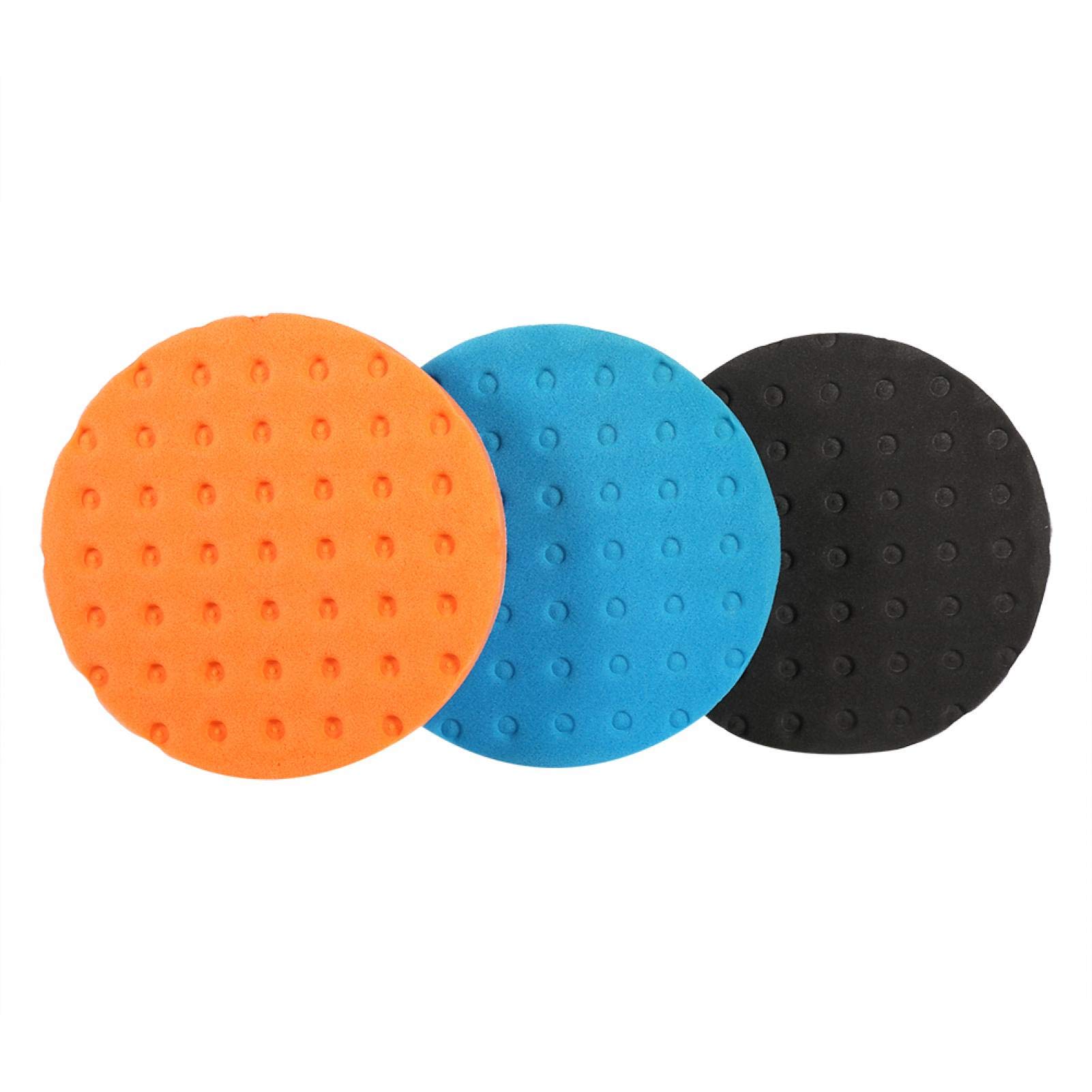 EBTOOLS Polishing Pad Car 3pcs Polisher Buffer Pads Smart Washing Polishing Sponge Buffer Pad Foam Buffing Pad Set for Car Polisher(7inch) von EBTOOLS