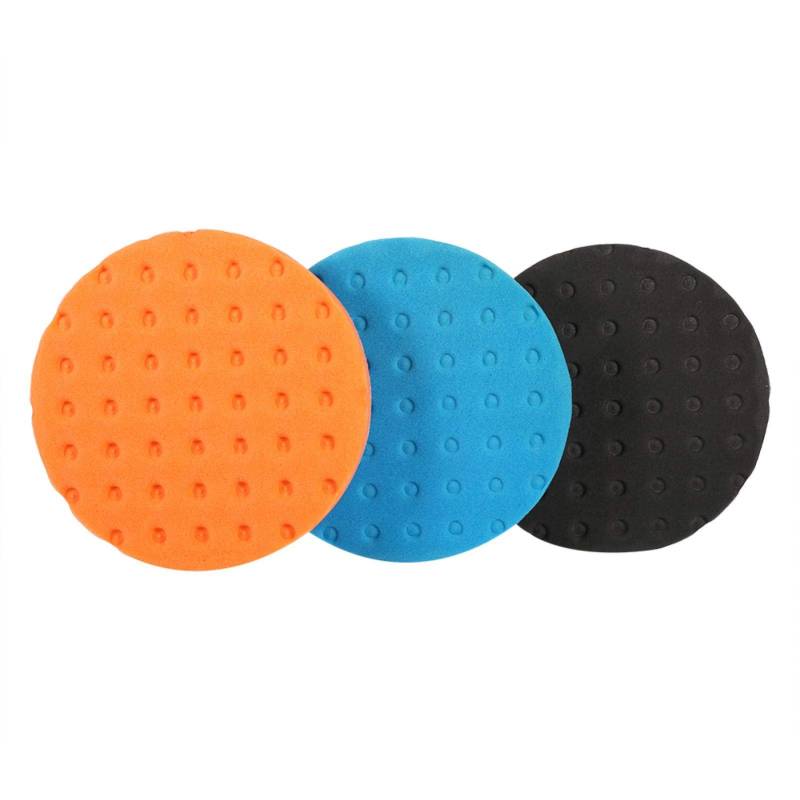 EBTOOLS Polishing Pad Car 3pcs Polisher Buffer Pads Smart Washing Polishing Sponge Buffer Pad Foam Buffing Pad Set for Car Polisher(7inch) von EBTOOLS