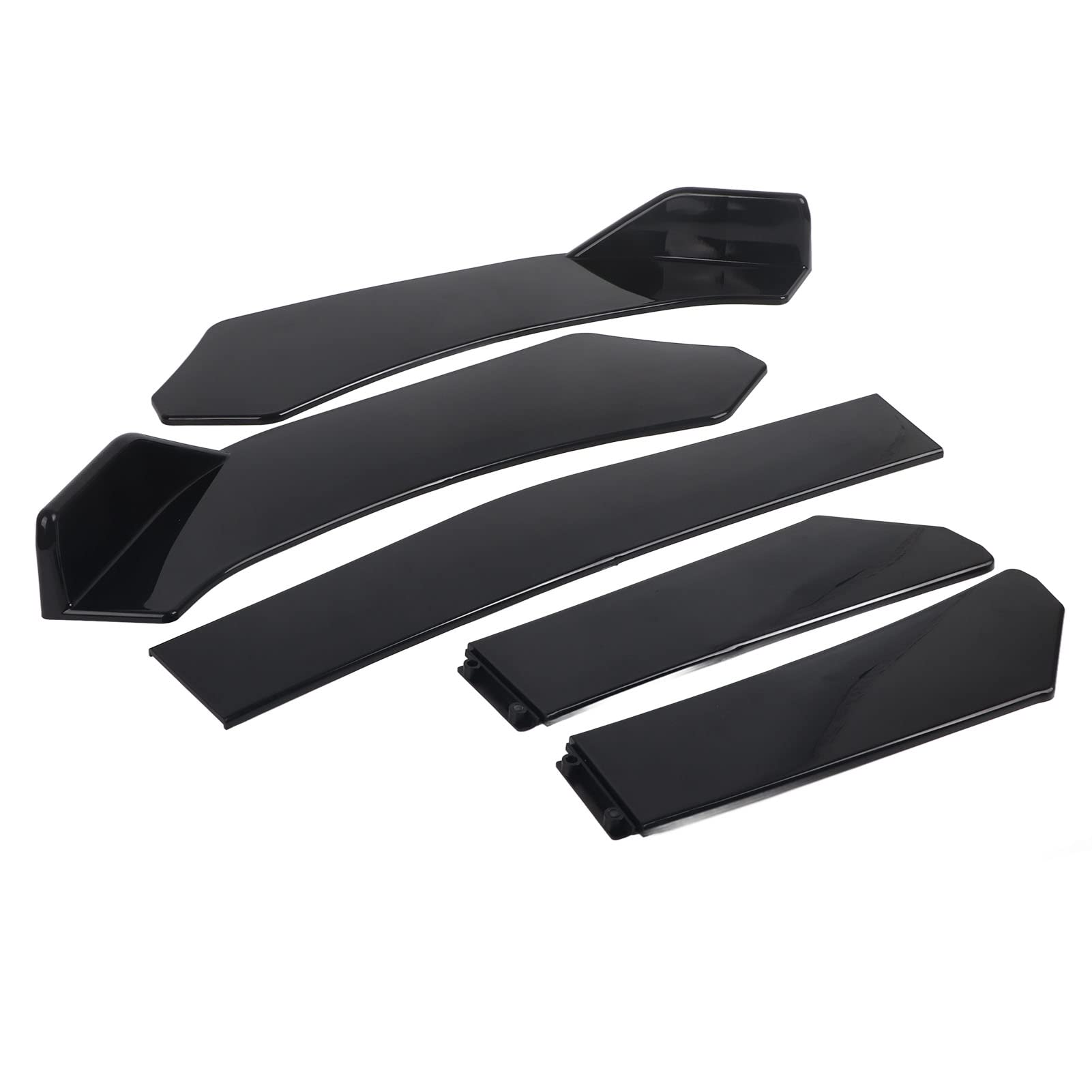 Frontschürze Spoiler 5 Stück Frontschürze Lip Body Kit Universal Lip Splitter Spoiler Diffusor Canard Protector für Auto Frontschürze Spoiler 5 Stück Frontschürze Lip Body Kit Universal Lip Splitter Spoiler Diffusor Canard Protector für Auto von EBTOOLS
