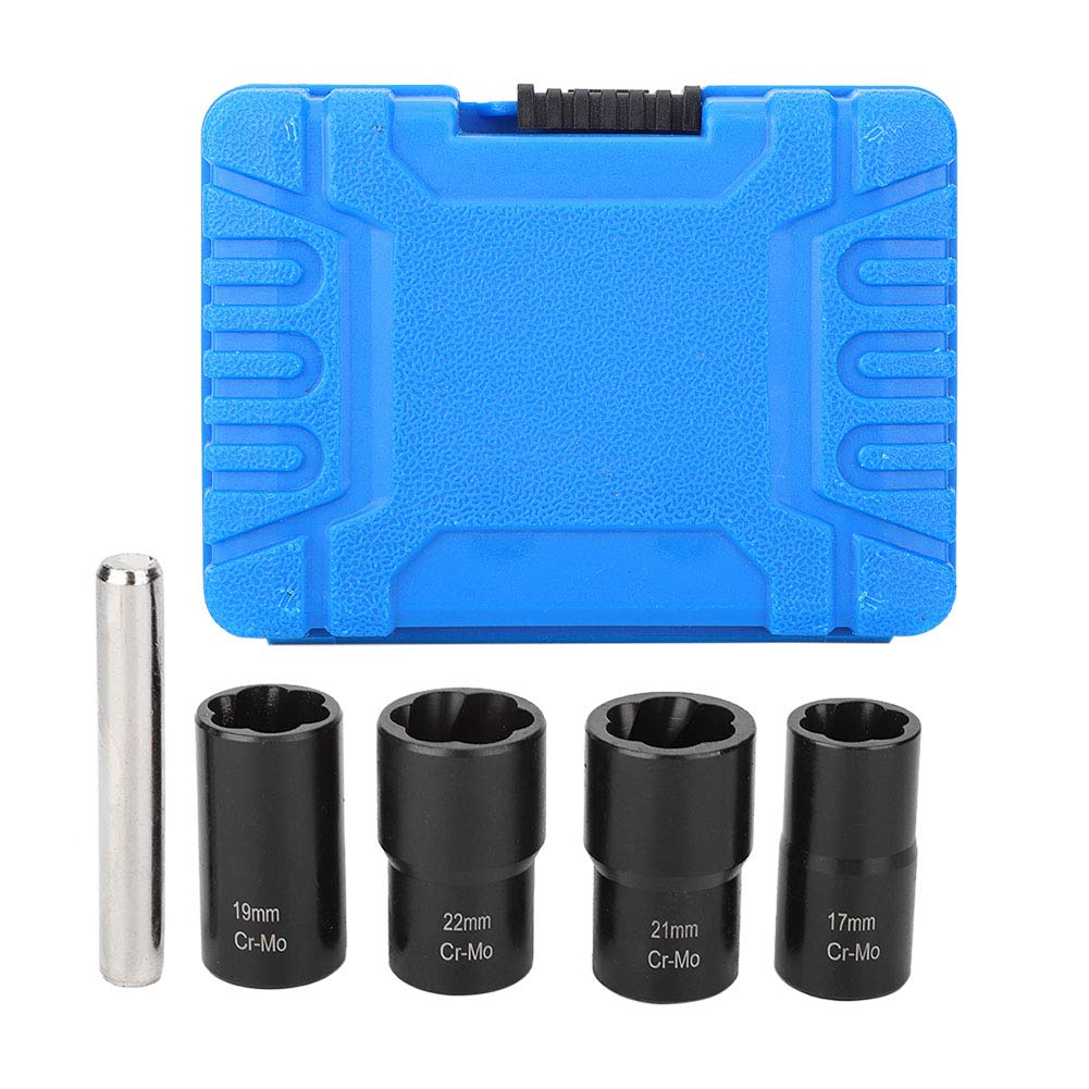 Für 20Mm Nut Extractor - Spiral Profil Steckschlüssel Satz Antrieb Innenvierkant 5 Stücke Twist Sockel Set Verriegelungsrad Muttern Bolzenbolzen Extraktor Entferner 17Mm 19Mm 21Mm 22Mm Sockel Für 20Mm Nut Extractor - Spiral Profil Steckschlüssel Satz Antrieb Innenvierkant 5 Stücke Twist Sockel Set Verriegelungsrad Muttern Bolzenbolzen Extraktor Entferner 17Mm 19Mm 21Mm 22Mm Sockel von EBTOOLS