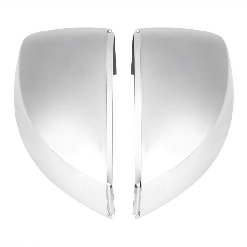 Für A3 8V Spiegelkappen -- 2-Teilige Rückspiegelschalen, Abs-Schutzkappe Aus Mattem Chrom Für A3 S3 8V 13-18 von EBTOOLS
