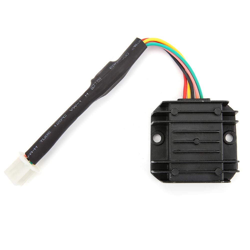 Für Gleichrichter Regler 12V Motorrad - 5 Pin 5 Draht Motorrad Regler Gleichrichter Universal Motorrad Spannungsregler Gleichrichter Spannungsgleichrichter Für Gleichrichter Regler 12V Motorrad - 5 Pin 5 Draht Motorrad Regler Gleichrichter Universal Motorrad Spannungsregler Gleichrichter Spannungsgleichrichter von EBTOOLS