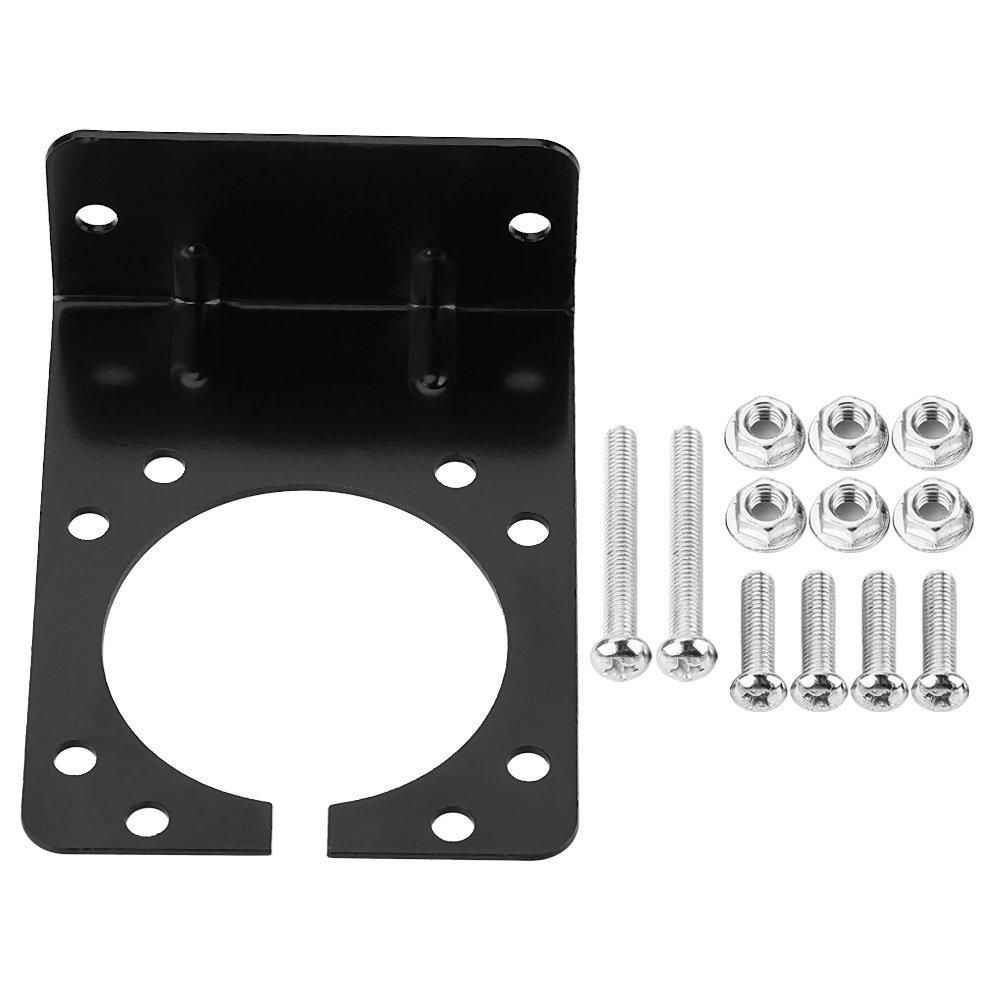 Für Halter Steckdose Anhänger - 7-Poliger Anhängerstecker 7-Poliger Anhängersteckerhalterung Für 7-Polige Wohnwagen-Anhängerstecker-Steckdose Curt Wiring 7 Pin Bracket Für 7 Pin Caravan Anhängerkuppl Für Halter Steckdose Anhänger - 7-Poliger Anhängerstecker 7-Poliger Anhängersteckerhalterung Für 7-Polige Wohnwagen-Anhängerstecker-Steckdose Curt Wiring 7 Pin Bracket Für 7 Pin Caravan Anhängerkuppl von EBTOOLS