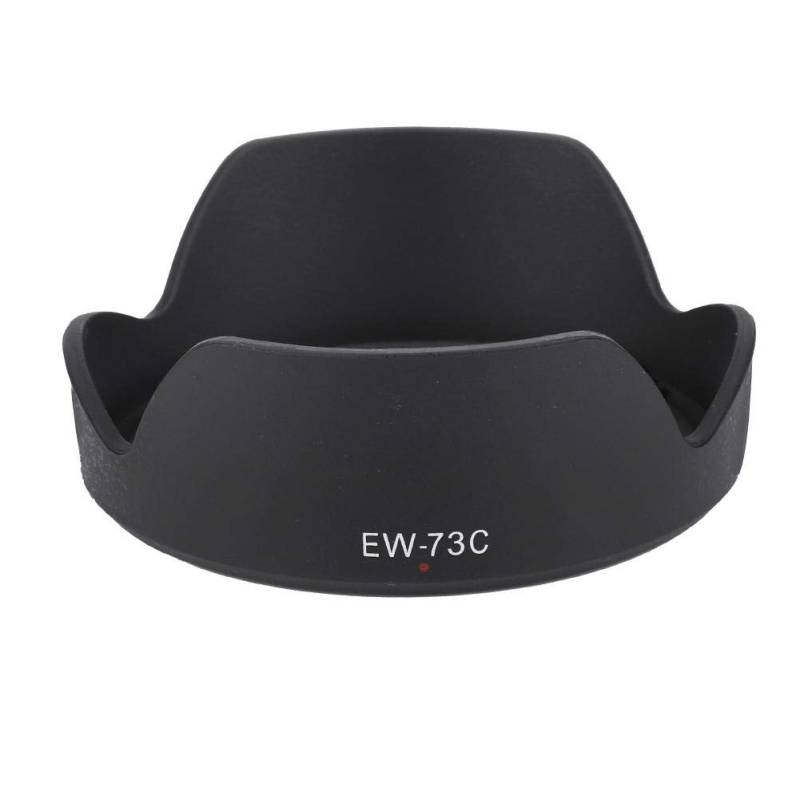 Gegenlichtblende Kamera Gegenlichtblende EW-73C Qualität Kunststoff tragbare Kamera Gegenlichtblende Schatten für EF-S 10-18mm F4.5-5.6 IS STM von EBTOOLS