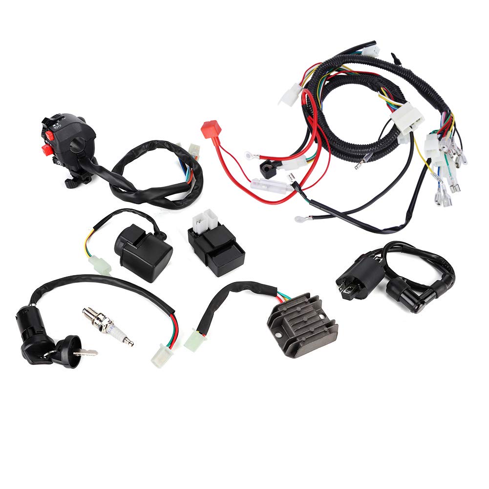 Kabelbaum CDI Kabelbaum CDI zubehör Elektrisches Kabelbaumdraht CDI Baugruppenzubehör für ATV Quad Bike 200-300ccm Kabelbaum CDI Kabelbaum CDI zubehör Elektrisches Kabelbaumdraht CDI Baugruppenzubehör für ATV Quad Bike 200-300ccm von EBTOOLS