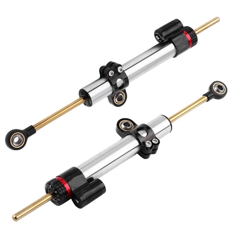EBTOOLS Lenkungsdämpfer Motorrad für Steering Damper Motorrad Stabilisator Aluminium Universal Einstellbar Motorrad Lenkungsdämpfer für MT10 MT 0 von EBTOOLS