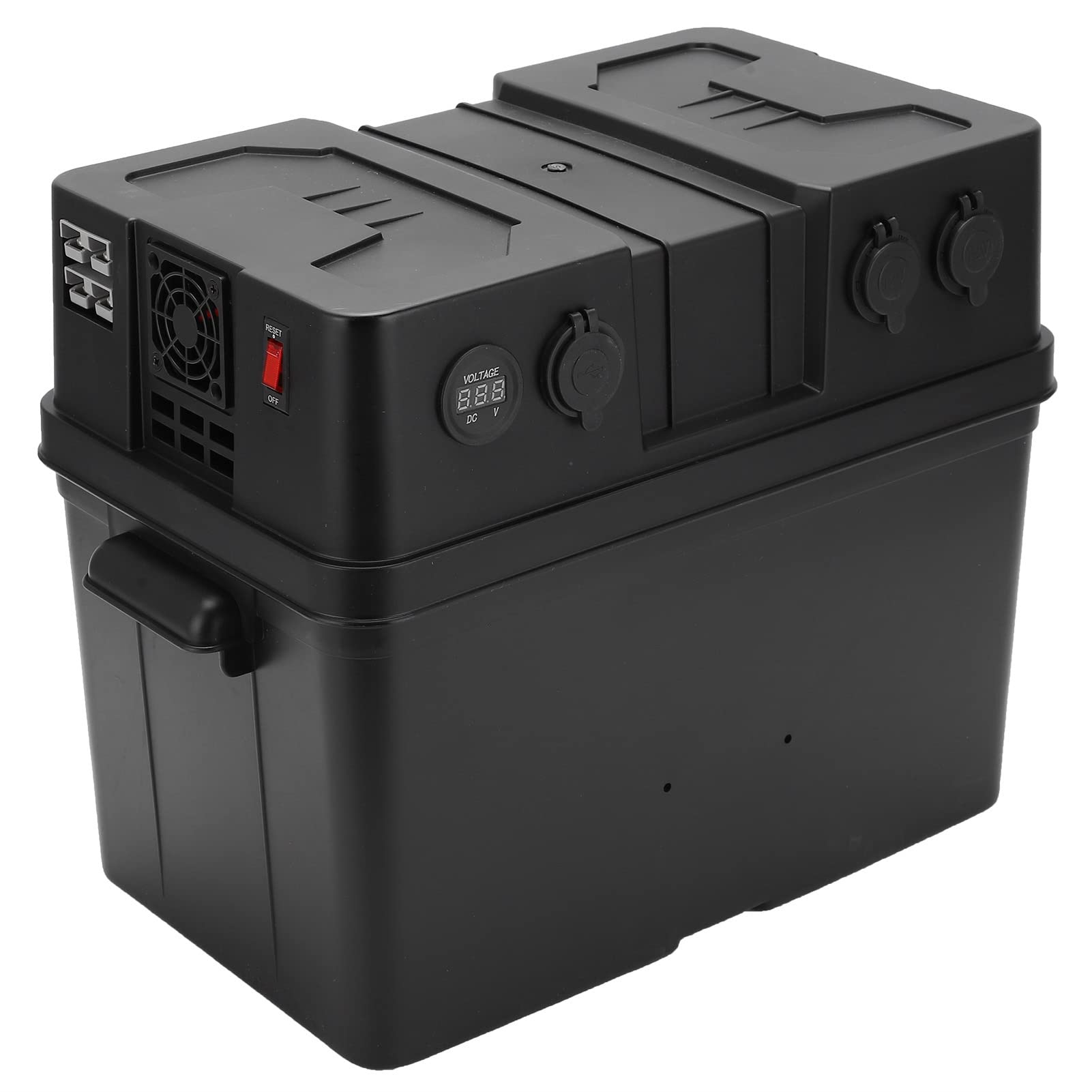Multifunktionales Trolling Motor Battery Power Center für Wohnmobile, Yachten und Boote - Bietet USB- und 12 V Anschlüsse, Spannungsüberwachung und Schaltung Multifunktionales Trolling Motor Battery Power Center für Wohnmobile, Yachten und Boote - Bietet USB- und 12 V Anschlüsse, Spannungsüberwachung und Schaltung von EBTOOLS