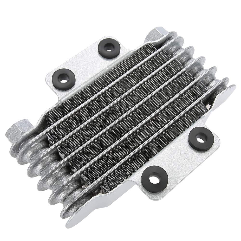 Ölkühler Aluminium Motor Ölkühler Kühler Ölkühler 85ml Motor ölkühler Kühlkühler für 100cc-250cc Motorrad Dirtbike ATV Silber Ölkühler Aluminium Motor Ölkühler Kühler Ölkühler 85ml Motor ölkühler Kühlkühler für 100cc-250cc Motorrad Dirtbike ATV Silber von EBTOOLS