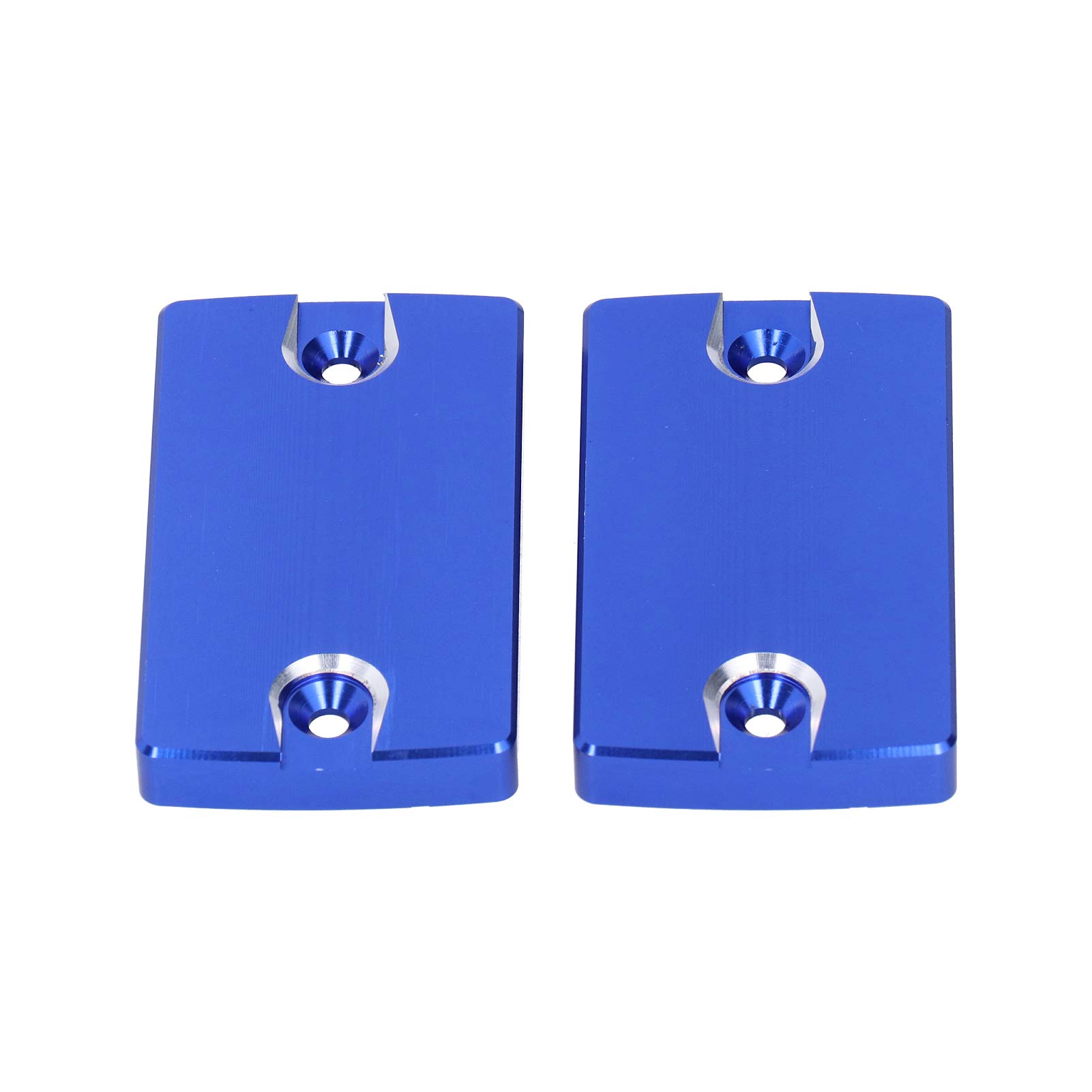 Paar Deckel Deckel Bremsflüssigkeitsbehälter Vorne Links Rechts Passend für Hayabusa GSX1300R GSX1400 DL1000 (Blau) X1300R GSX1400 DL1000 (Blau) von EBTOOLS