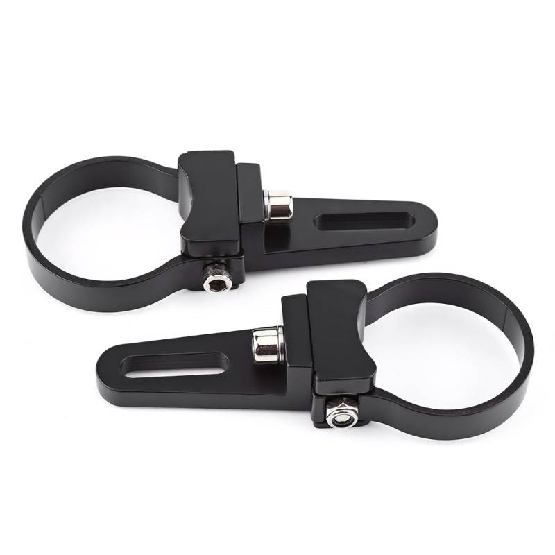 EBTOOLS LED-Halter - Aluminiumlegierung, Schwarz - Rohrmontage, 1-3 Zoll, Paar (1.5 Zoll) von EBTOOLS