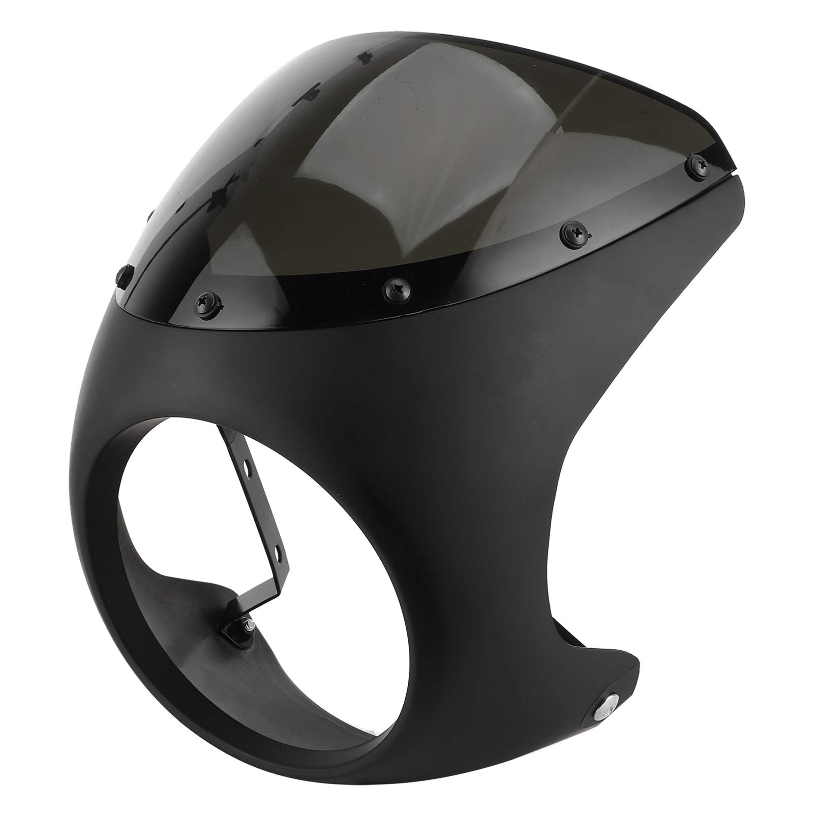 Scheinwerfer Verkleidung Wasserfall Scheinwerferverkleidung Windabweiser 7in Scheinwerfer Verkleidung Wind Deflector Windschutzscheibe Universal für Motorrad Scheinwerfer Verkleidung Wasserfall Scheinwerferverkleidung Windabweiser 7in Scheinwerfer Verkleidung Wind Deflector Windschutzscheibe Universal für Motorrad von EBTOOLS