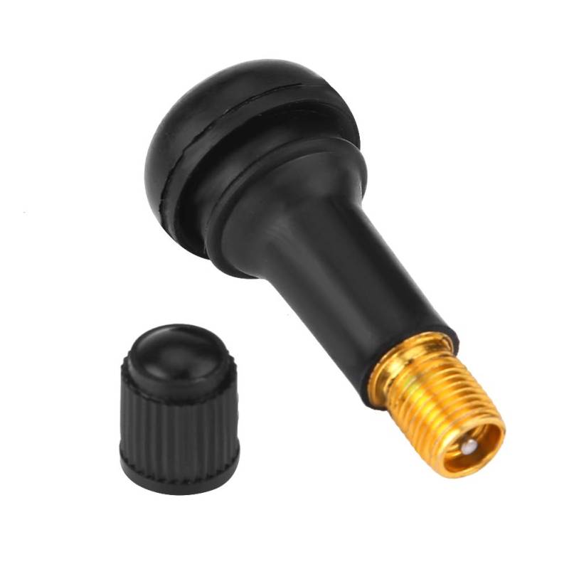 Schrader 413 Valves-10 Stück, Tr413, Rad, Einrasten, Reifenventilschaft, Kurzes Gummi-Ventil Mit Hochtemperatur-Ventilkernen von EBTOOLS