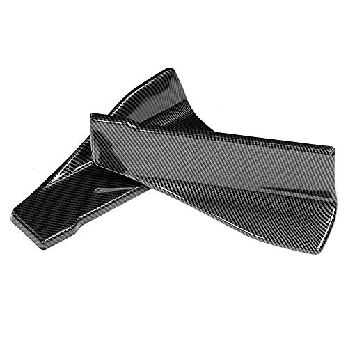 Carbon Seitenschweller Splitter Winglet Schürzen 35cm Kohlefaser für Auto Universal Seitenschweller/Heckstoßstange Lip Splitter Winglet Schürzen von EBTOOLS