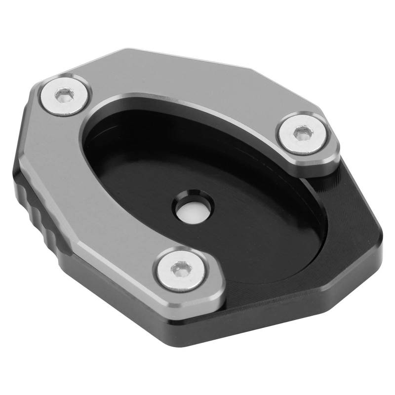 Seitenständer Verbreiterung Ständer Motorrad Fuß-Verbreiterung Ständer Platte Seitenständer Erweiterung Pad KSP-106-set Ersatz für Z650/Z900(Grau) von EBTOOLS