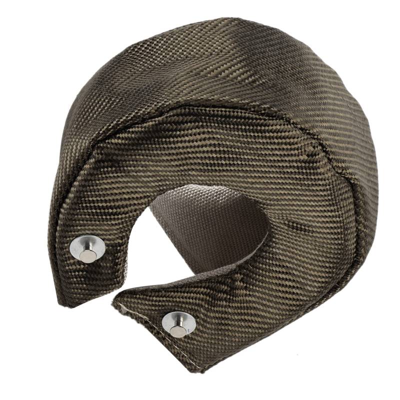 Single Titanium Turbo Heat Shield Blanket Barrier Turboladerabdeckung T3 GT35 GT37 GT40 GT42 Bouclier Thermique T3 Single Titanium Turbo Cover Hochtemperatur-Turbo-Hitzeschild von EBTOOLS