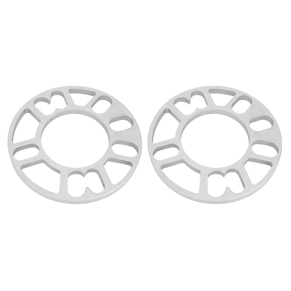 Spurverbreiterung Universal-Cale 5X112 10Mm 57.1-Rad Distanzscheiben Spurverbreiterungen 2Pcs 10Mm Aluminiumlegierung Spurverbreiterungen Unterlegscheiben Universal Fit Für 4/5 Stud Wheel von EBTOOLS