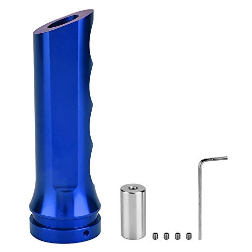 Für Handbremsmanschette - Auto Auto Aluminium Handbremse Abdeckung Handgriff Protector Handbremse Hülse(Blau) von EBTOOLS