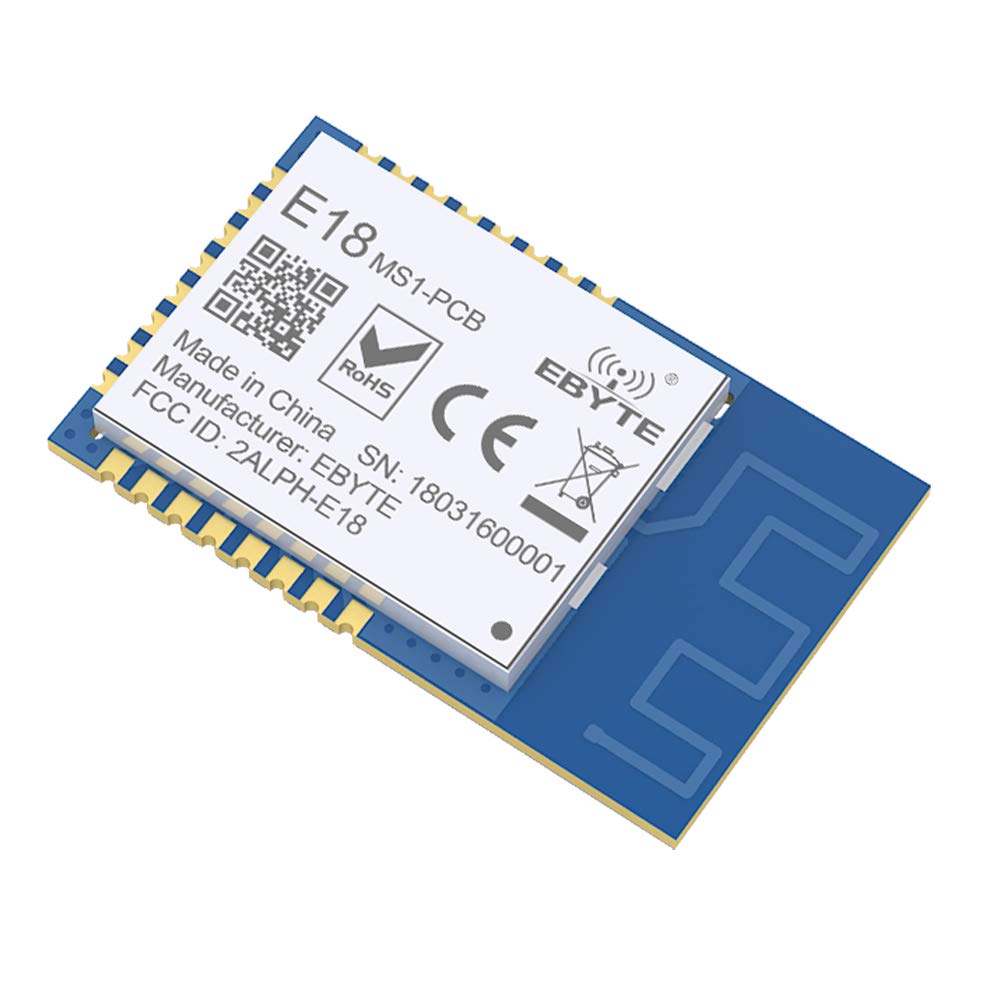 EBYTE CC2530 2,4 GHz ZigBee Modul 2,5 mW PA + LNA Wireless Modul IO SMD Wireless PCB Antenne für Smart Home und Industriesensoren E18-MS1-PCB EBYTE CC2530 2,4 GHz ZigBee Modul 2,5 mW PA + LNA Wireless Modul IO SMD Wireless PCB Antenne für Smart Home und Industriesensoren E18-MS1-PCB von EBYTE