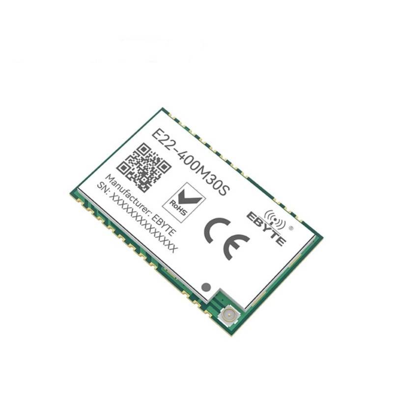 EBYTE E22-400M30S LoRa SX1268 433 MHz RF Modul SMD IPEX Stempelloch 1 W Long Range Drahtloser Daten-Transmitter und Empfänger von EBYTE