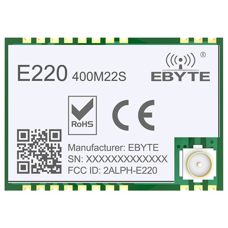 EBYTE Lora 433 MHz LLCC68 Funkmodul 470 MHz 22 dBm 6 km lange Reichweite E220-400M22S PA + LNA RF Empfänger Senderantenne IPEX von EBYTE