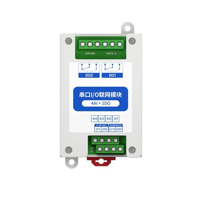 EBYTE ModBus I/O Netzwerkmodule mit seriellem Port RS485 4AI+2DO MA01-XACX0420 unterstützt SPS/Touch-Display IoT von EBYTE