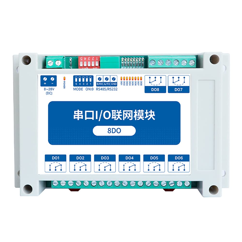 EBYTE ModBus RTU Serial IO Modul RS485 Schnittstelle 8DO 8 digitale Ausgänge MA01-XXCX0080 Schieneninstallation 8~28 V DC EBYTE ModBus RTU Serial IO Modul RS485 Schnittstelle 8DO 8 digitale Ausgänge MA01-XXCX0080 Schieneninstallation 8~28 V DC von EBYTE