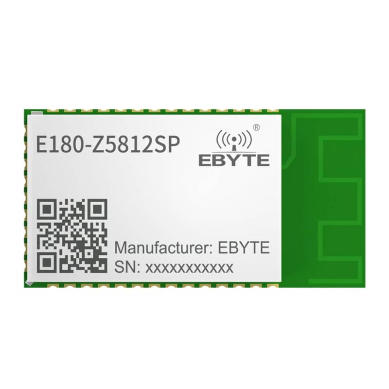 ZIGBEE 3.0 2,4 GHz TLSR8258 Modul, kabelloser Transceiver-Empfänger, 12 dBm, 200 m, E180-Z5812SP CDSENET Hochleistungs-Stempelloch-Leiterplatte von EBYTE
