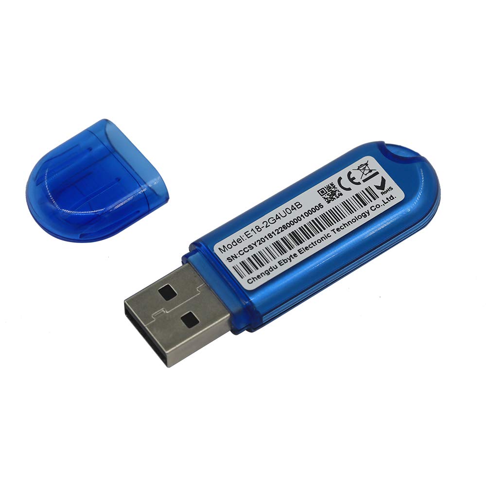 EBYTE Zigbee CC2531 CC2530 2,4 GHz USB E18-2G4U04B Zigbee USB RF Transmitter und Empfänger PCB Antenne 8051MCU ISM Band LED-Anzeige EBYTE Zigbee CC2531 CC2530 2,4 GHz USB E18-2G4U04B Zigbee USB RF Transmitter und Empfänger PCB Antenne 8051MCU ISM Band LED-Anzeige von EBYTE