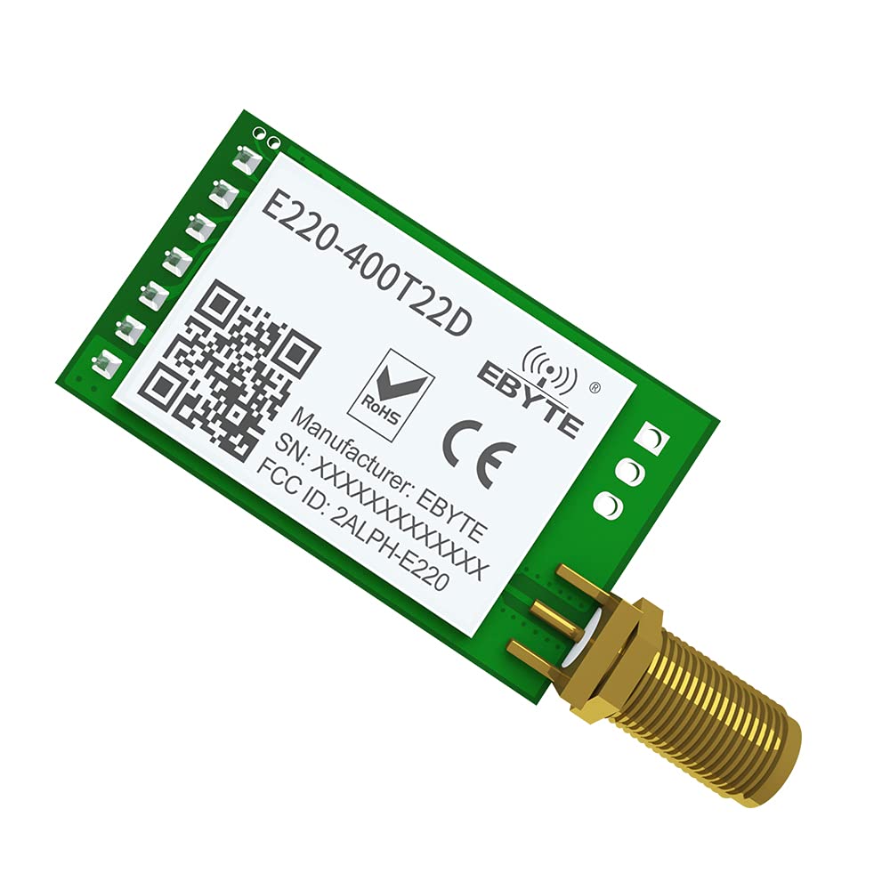 LLCC68 LoRa 433Mhz 470Mhz Wireless Modul 22dBm 5km E220-400T22D Ebyte Serial Port Modul UART TTL Level Output LLCC68 LoRa 433Mhz 470Mhz Wireless Modul 22dBm 5km E220-400T22D Ebyte Serial Port Modul UART TTL Level Output von EBYTE