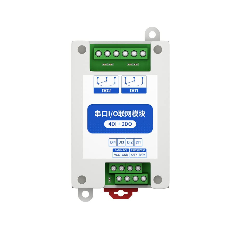 EBYTE ModBus RTU Serielles IO-Modul RS485 Schnittstelle 4DI+2DO 8 digitale Ausgänge MA01-AXCX4020 Schieneninstallation 8 ~ 28 V DC EBYTE ModBus RTU Serielles IO-Modul RS485 Schnittstelle 4DI+2DO 8 digitale Ausgänge MA01-AXCX4020 Schieneninstallation 8 ~ 28 V DC von EBYTE