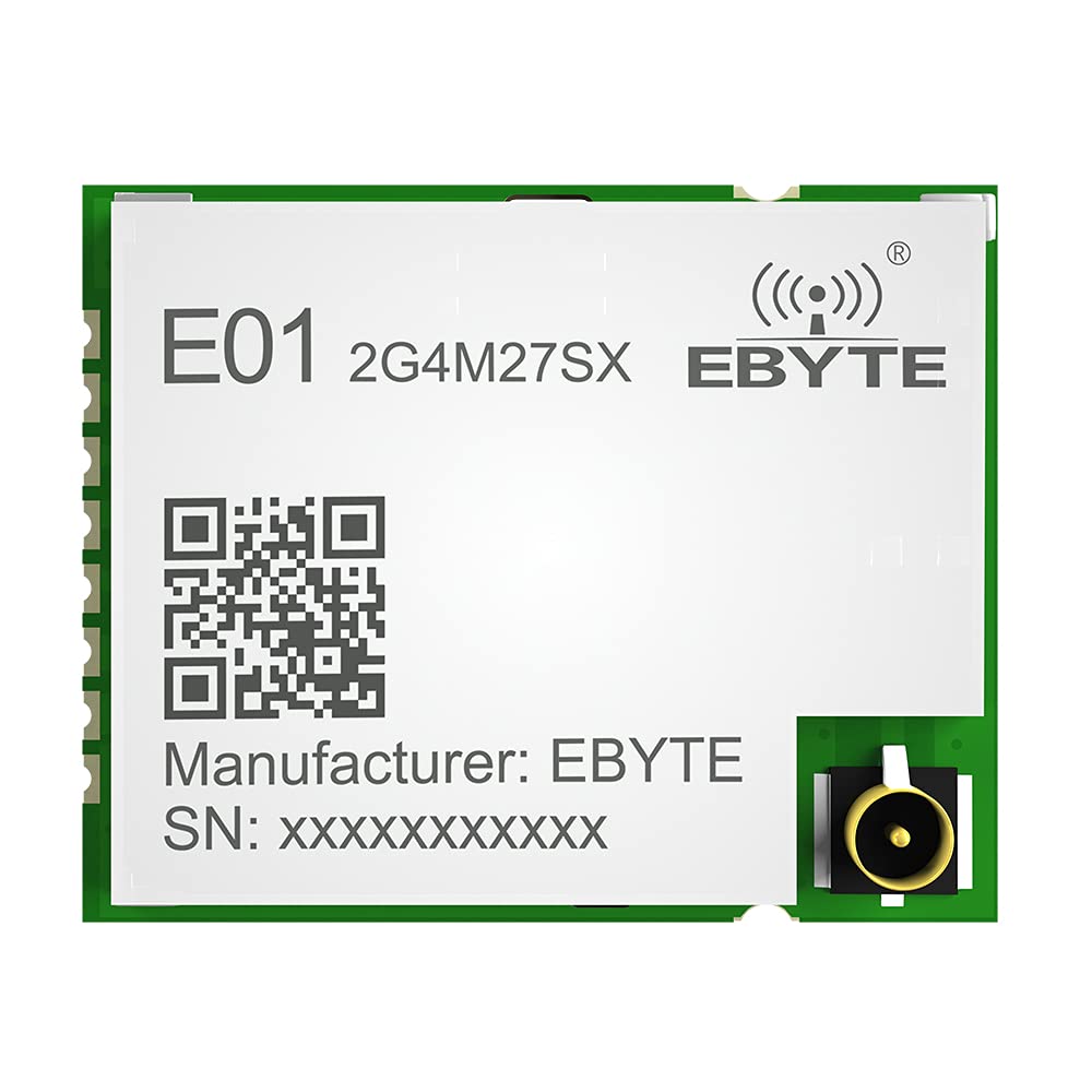 NRF24L01P 2,4 GHz Wireless-Modul 27 dBm EBYTE E01-2G4M27SX 4 km lange Reichweite, kleine Größe, eingebauter PA LNA RF Transceiver Senderempfänger NRF24L01P 2,4 GHz Wireless-Modul 27 dBm EBYTE E01-2G4M27SX 4 km lange Reichweite, kleine Größe, eingebauter PA LNA RF Transceiver Senderempfänger von EBYTE
