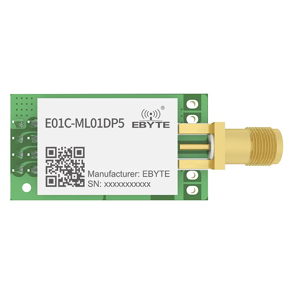 Si24R1 2.4GHz PA LNA rf SPI Modul 100mW 20dBm E01C-ML01DP5 2.5km Long Range Wireless Sender und Empfänger nRF24L01+ Si24R1 2.4GHz PA LNA rf SPI Modul 100mW 20dBm E01C-ML01DP5 2.5km Long Range Wireless Sender und Empfänger nRF24L01+ von EBYTE