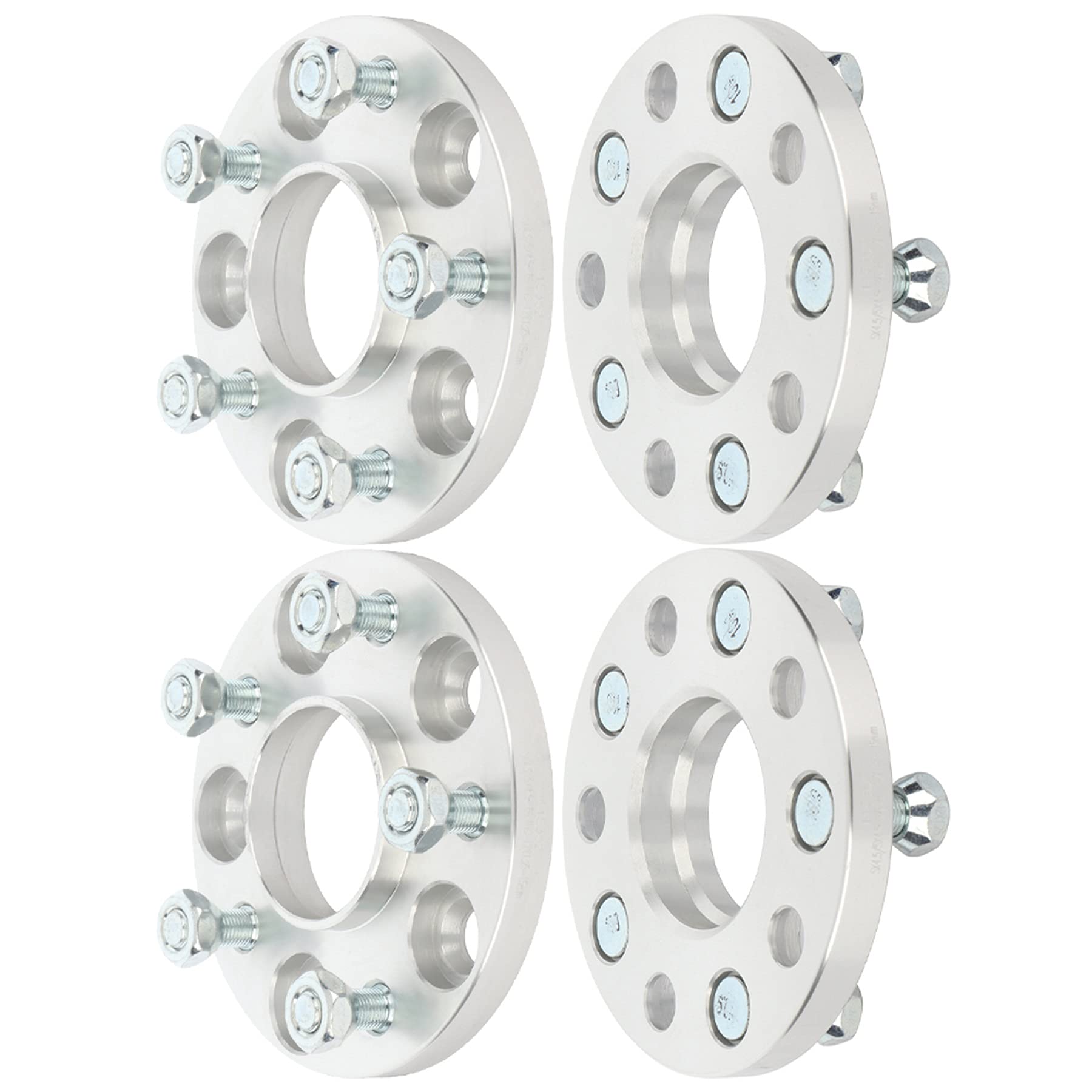 ECCPP 4 Stück 15 mm Spurverbreiterung 5 x 4,5 5 x 114,3 Radabstandshalter Adapter-Set mit M 12 x 1,25 66,1 mm Nabenbohrung für 240SX 300ZX 350Z 370Z Altima EX35 EX37 FX35 FX37 G37 5 Lug Silber ECCPP 4 Stück 15 mm Spurverbreiterung 5 x 4,5 5 x 114,3 Radabstandshalter Adapter-Set mit M 12 x 1,25 66,1 mm Nabenbohrung für 240SX 300ZX 350Z 370Z Altima EX35 EX37 FX35 FX37 G37 5 Lug Silber von ECCPP