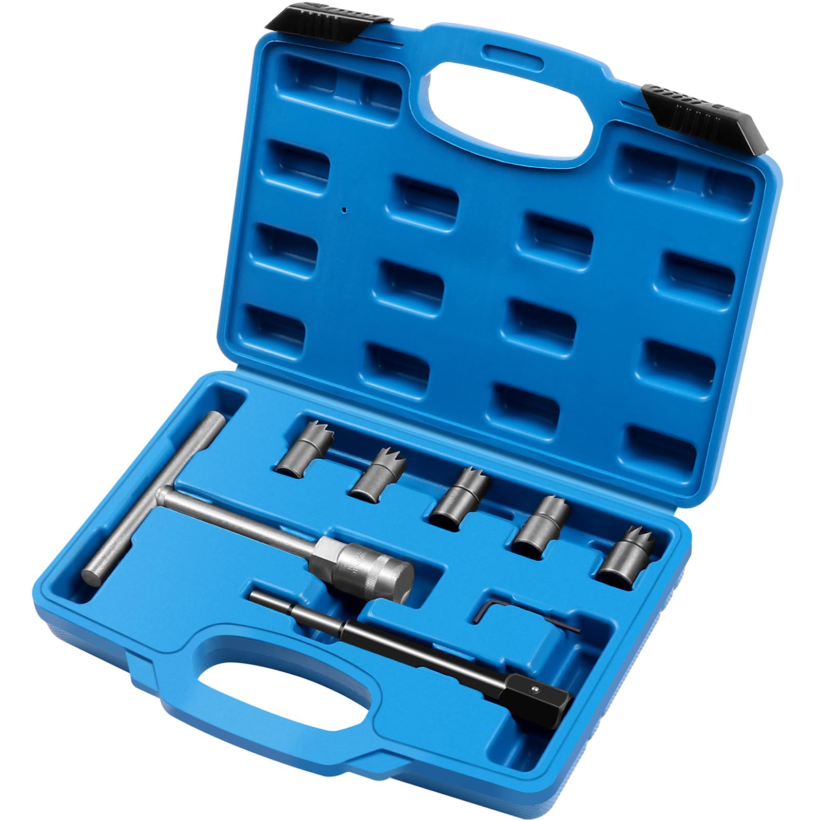 ECCPP 7-teiliges Universal-Diesel-Injektor-Sitzschneider-Set, Einspritzdüsen-Re-Face-Werkzeug ECCPP 7-teiliges Universal-Diesel-Injektor-Sitzschneider-Set, Einspritzdüsen-Re-Face-Werkzeug von ECCPP