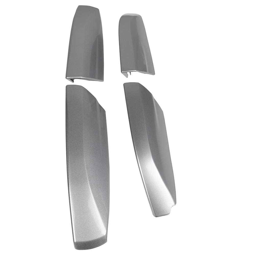 ECCPP Silberne Dachträger-Seitenschienen-Endabdeckungen, Ersatzkappe, passend für Toyota Highlander 2008–2013, 4 Stück ECCPP Silberne Dachträger-Seitenschienen-Endabdeckungen, Ersatzkappe, passend für Toyota Highlander 2008–2013, 4 Stück von ECCPP