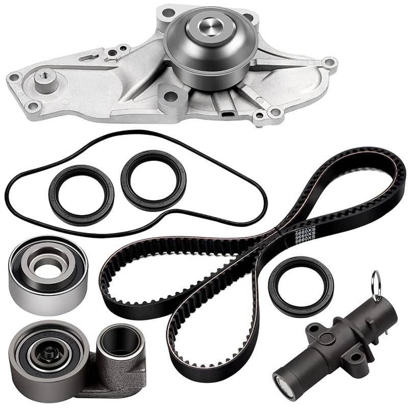 ECCPP Zahnriemensatz mit Wasserpumpe kompatibel 2003–2018 für Honda Accord Crosstour Pilot Odyssey Ridgeline für Acura MDX RDX RL TL TSX ZDX für Saturn Vue 3.0L 3.2L 3.5L 3.7L V6 TKH002 19200RDVJ01 von ECCPP