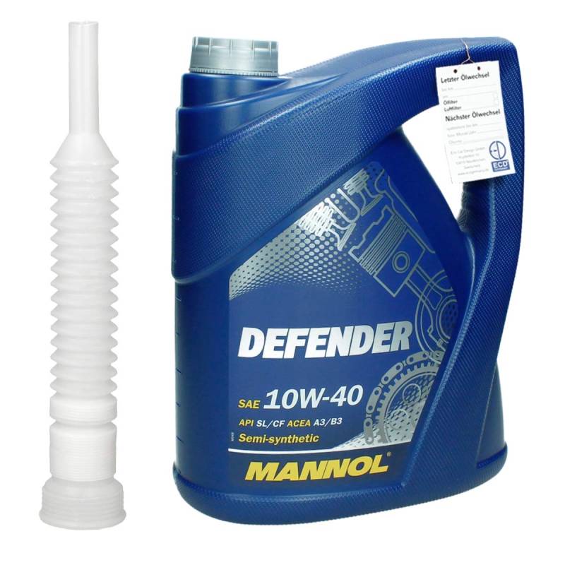 ECD Germany 5 L MANNOL Defender 10W40 Motoröl von ECD Germany