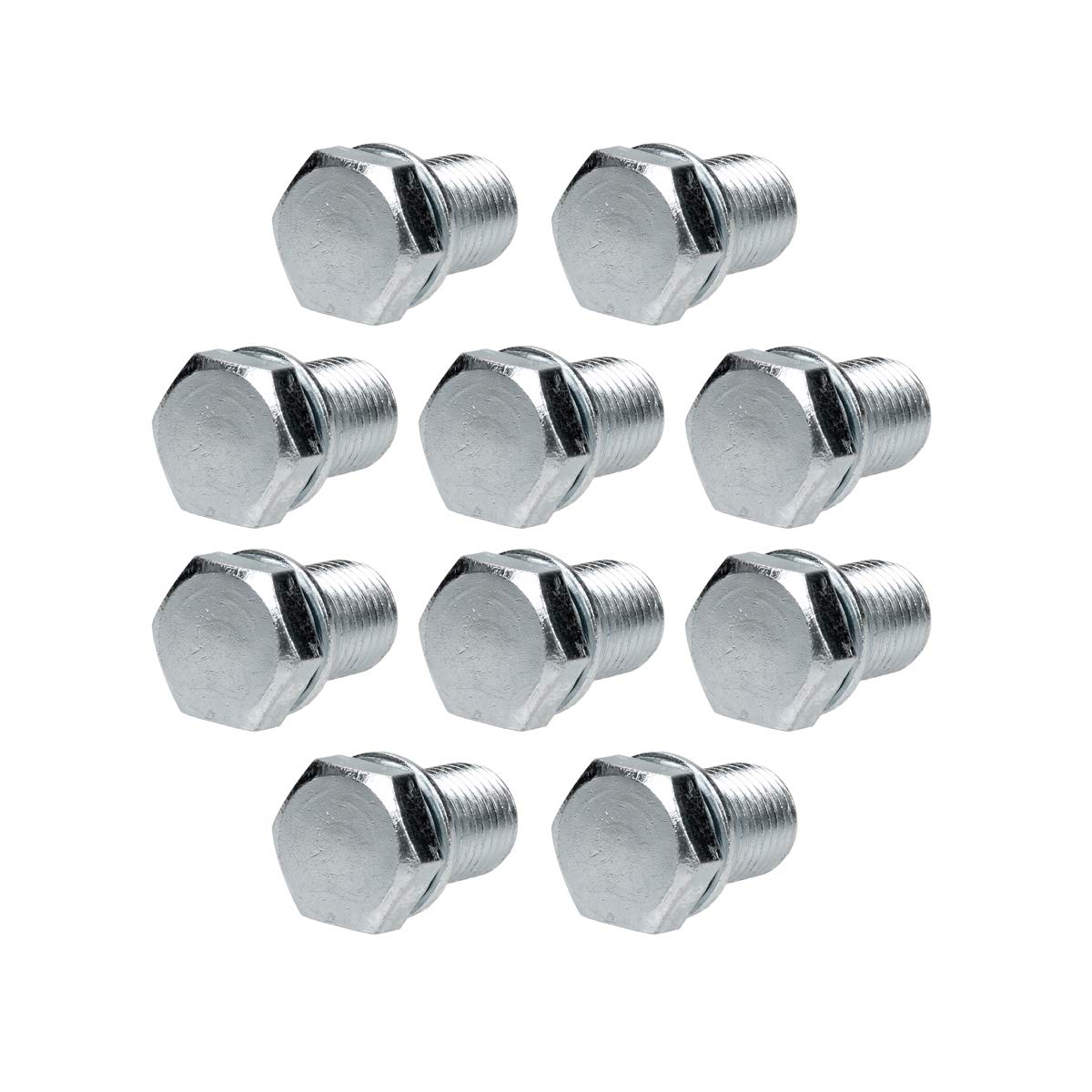 ECD Germany 10 x ÖAS-95954 10 Stück Ölablassschraube Ablassschraube Verschlussschraube Schraube M14x1,5 29,5 mm aus Stahl mit Dichtring für Ölwanne ECD Germany 10 x ÖAS-95954 10 Stück Ölablassschraube Ablassschraube Verschlussschraube Schraube M14x1,5 29,5 mm aus Stahl mit Dichtring für Ölwanne von ECD Germany