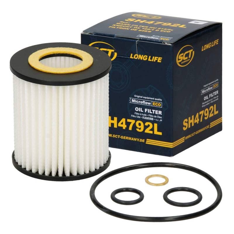 ECD Germany SH 4792 L Ölfilter 11427501676 11427508969 11427619232 11427619319 - Für PKW von ECD Germany
