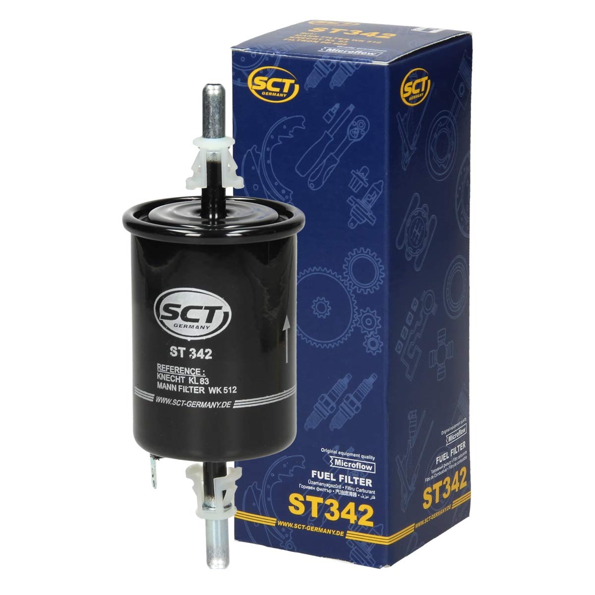 ECD Germany ST 342 Kraftstofffilter 156788 156789 1X439155A 1X439155AA 21230111701000 21230111701002 21231117010 - Für PKW ECD Germany ST 342 Kraftstofffilter 156788 156789 1X439155A 1X439155AA 21230111701000 21230111701002 21231117010 - Für PKW von ECD Germany