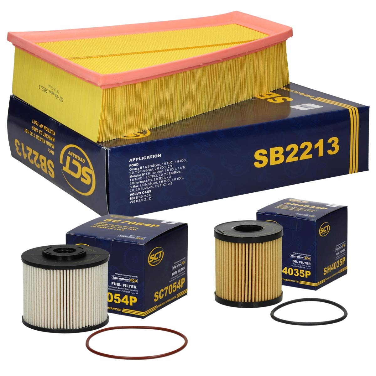Inspektionspaket Wartungspaket Filterset 1 x Ölfilter 1 x Luftfilter 1 x Kraftstofffilter Inspektionspaket Wartungspaket Filterset 1 x Ölfilter 1 x Luftfilter 1 x Kraftstofffilter von ECD Germany