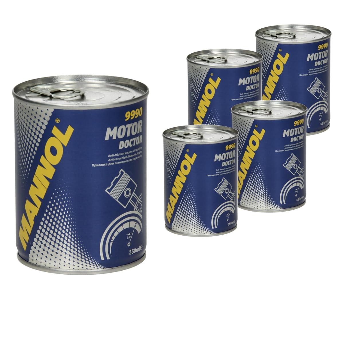 MANNOL 5 x 350 ml Original Öl Additiv 9990 Motor Doctor/Motoröladditiv Antiverschleiß Motoröl Additiv, Oil Additive, Beschichtung Motorschutz Zusatz, Motorenöl Motoren Öl MANNOL 5 x 350 ml Original Öl Additiv 9990 Motor Doctor/Motoröladditiv Antiverschleiß Motoröl Additiv, Oil Additive, Beschichtung Motorschutz Zusatz, Motorenöl Motoren Öl von ECD Germany