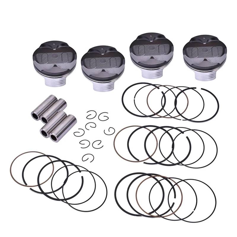 4set STD ~ +100 76mm ~ 77mm Motorrad Kolbenringe Kit for CBR1000RA CBR 1000 RA CBR1000RR CBR 1000 RR 2A 4A 3AC(4 Set 76.75mm) von ECFZTLAV