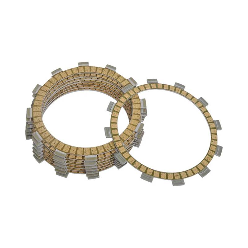 8-teiliges Motorrad-Kupplungsreibungsplatten-Set for TT600 RE XT600E XT600Z SZR660 XTZ 660 Tenere YFM660 Raptor YZF600 R6 R6S von ECFZTLAV