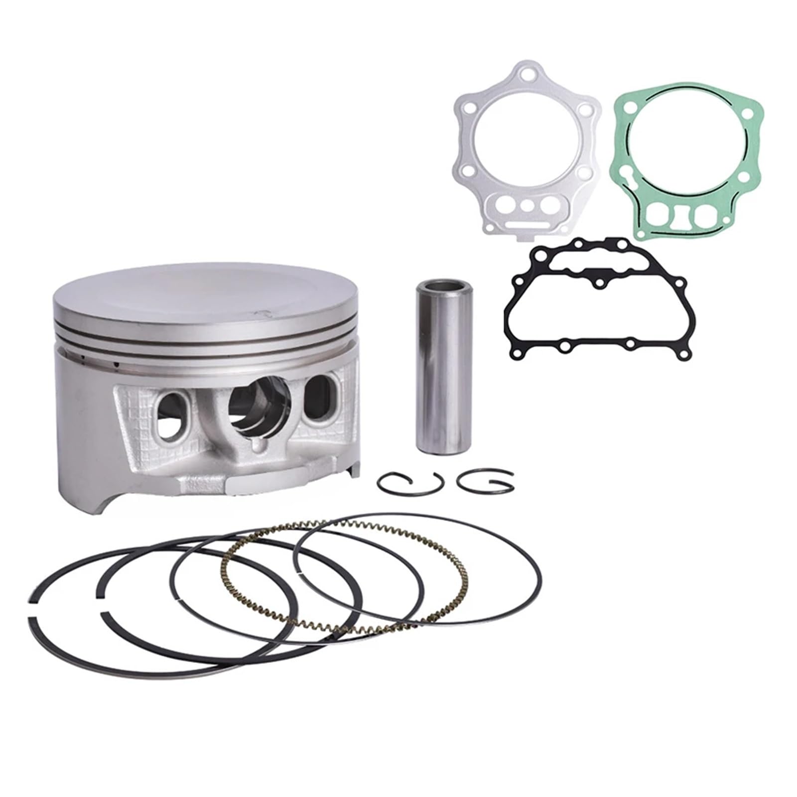 Motorrad Mitte Reparatur Pad Zylinderkopf Überholung Dichtung Matte Set und Kolben Ringe Kit for TRX520F TRX 520 F TR-X520F TRX Motorrad Mitte Reparatur Pad Zylinderkopf Überholung Dichtung Matte Set und Kolben Ringe Kit for TRX520F TRX 520 F TR-X520F TRX von ECFZTLAV