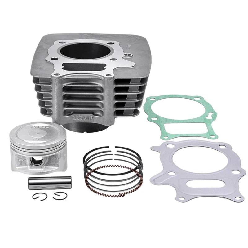 Motorrad-Motor-Ersatzteile for ATV FOURTRAX 250 RECON Standard TRX TRX250 TM2-TM9 Motorrad-Zylinderkopf-Kolbenringe von ECFZTLAV