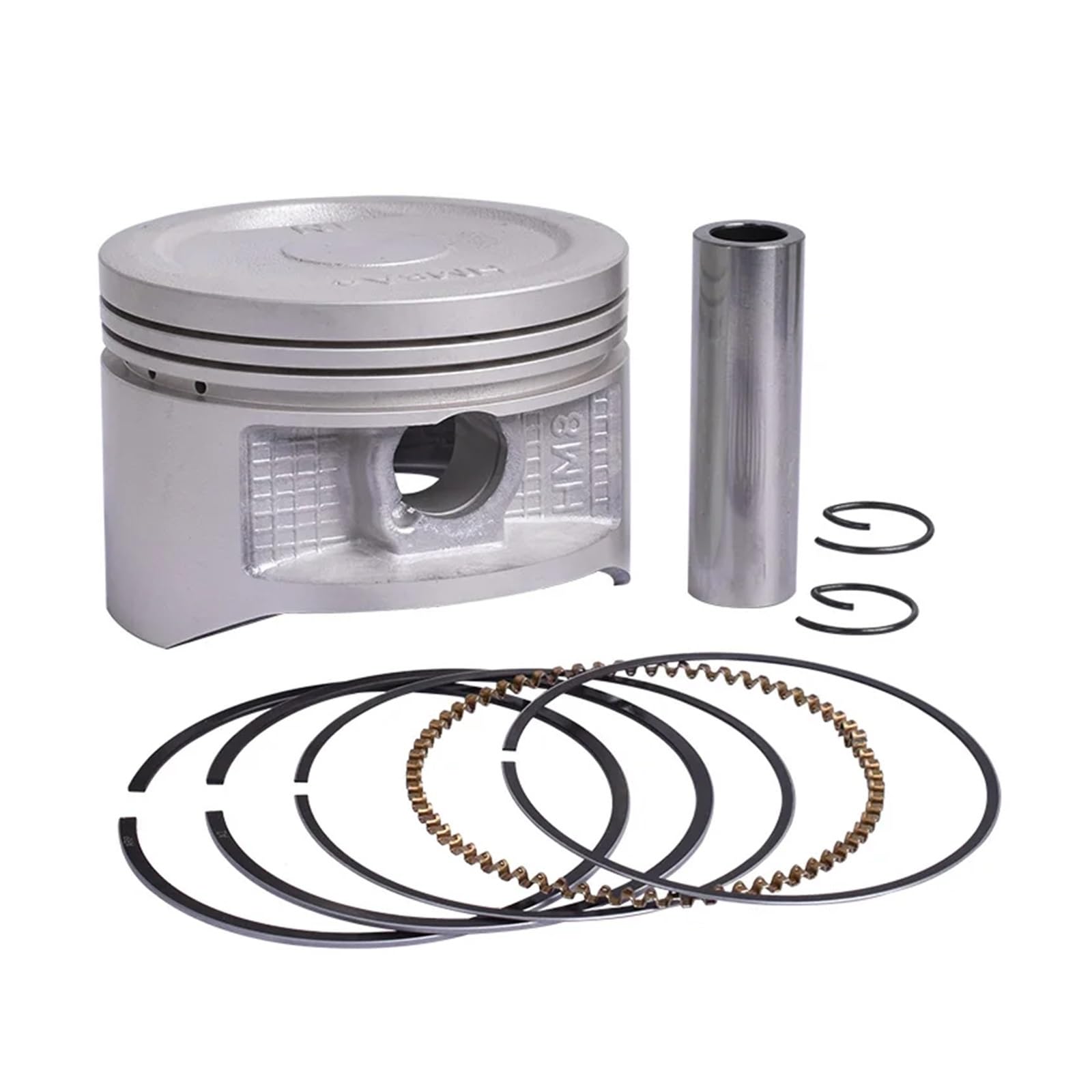 Motorrad Motor Teile Kolben und Ringe Kit 1 Zylinder Durchmesser 68,5 Pin 15mm for TRX250 TRX 250 TRX SPORTRAX 250 X(STD Piston Ring) von ECFZTLAV