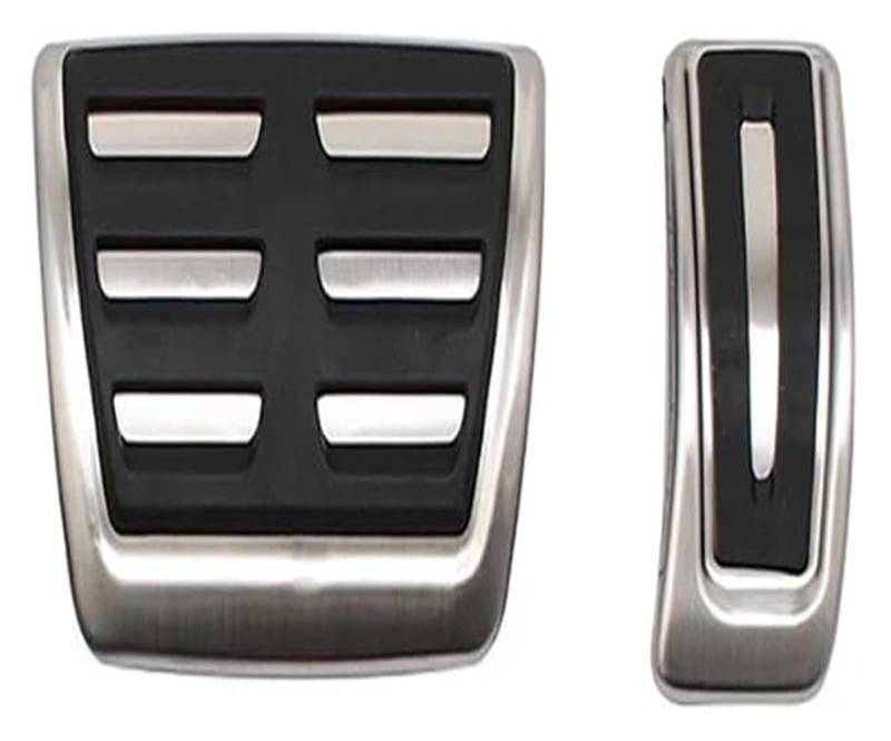 AUTO COPRIPEDALI PEDALI Für A&udi A6 C8 4K Ab 2019 2020 AT Accelerator Gas Bremse Fußstütze Pedal Abdeckung Rechtslenker Edelstahl Auto Pedale Kit(2pcs) von ECKYGYCEPK