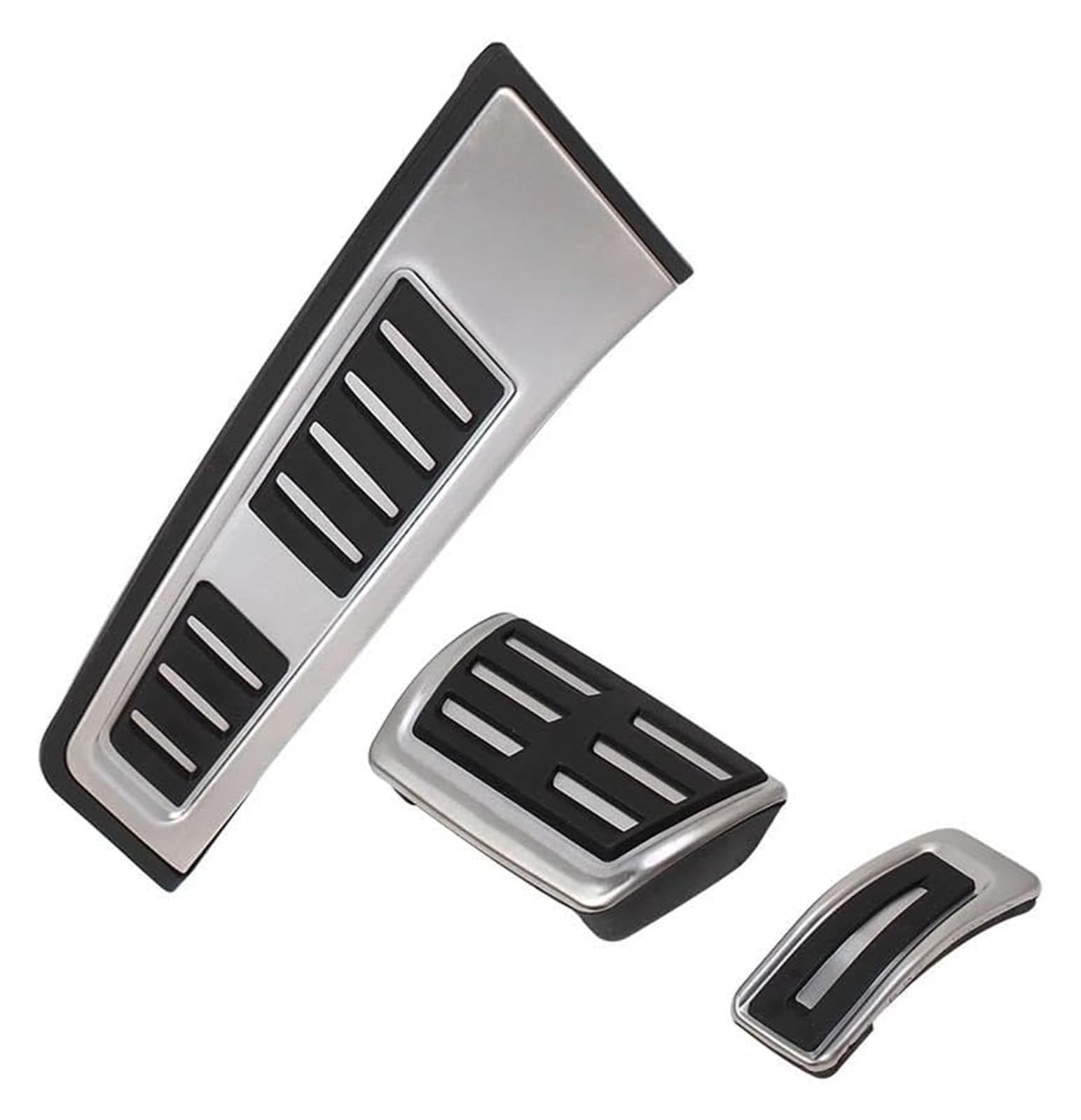 AUTO COPRIPEDALI PEDALI Für A&udi A6 C8 4K Ab 2019 2020 AT Accelerator Gas Bremse Fußstütze Pedal Abdeckung Rechtslenker Edelstahl Auto Pedale Kit(3pcs) von ECKYGYCEPK